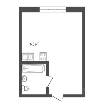 Студия Тюменская область, Тюмень ул. Сергея Свиридова, 9 (26.7 м)