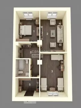 3-к кв. Москва Первомайская ул., 46 (84.9 м)