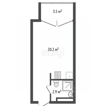 Студия Крым, Феодосия муниципальный округ, Коктебель пгт ул. ...