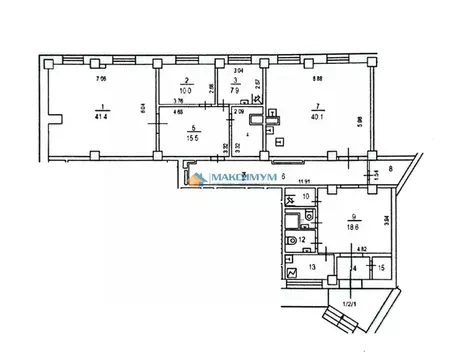 Офис в Москва Щелковское ш., 18К1 (188 м)