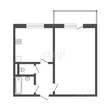 1-к кв. Мордовия, Саранск ул. Маринина, 19 (34.1 м)