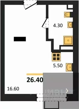 Студия Воронежская область, Воронеж Ключи мкр, Ключи-клаб жилой ...