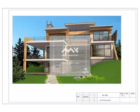 Коттедж в Ленинградская область, Всеволожский район, Колтушское ...