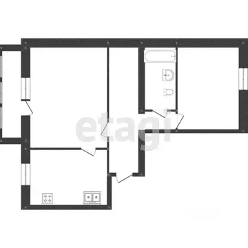 2-к кв. Костромская область, Кострома Магистральная ул., 51 (51.2 м)