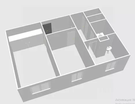 2-к кв. Томская область, Томск ул. Ивана Черных, 28 (54.0 м)