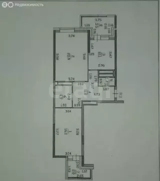 2-комнатная квартира: Казань, улица Вишневского, 29/48 (64.4 м)