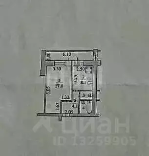 1-к кв. Липецкая область, Липецк Московская ул., 117 (32.9 м)