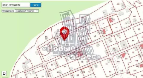 Участок в Воронежская область, Хохольский район, Петинское с/пос, ...