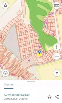 Участок в Нижегородская область, Кстовский муниципальный округ, с. ...