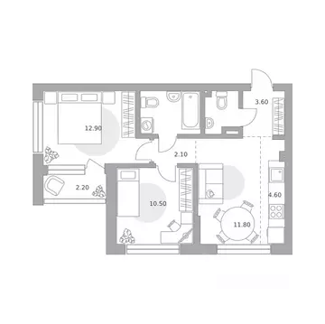 3-к кв. Башкортостан, Уфа Зеленая Роща жилрайон, Лесная Симфония жилой ...