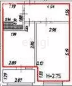 1-комнатная квартира: Анапа, Парковая улица, 60к2 (38.5 м)