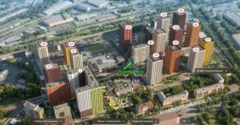 Помещение свободного назначения в Москва 1-й Грайвороновский проезд, ...