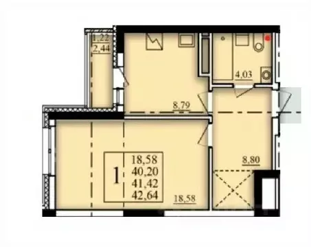 1-к кв. Башкортостан, Уфа Затон-Восточный жилрайон, Паруса жилой ...