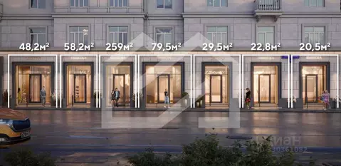 Торговая площадь в Москва 1-я Тверская-Ямская ул., 11 (48 м)