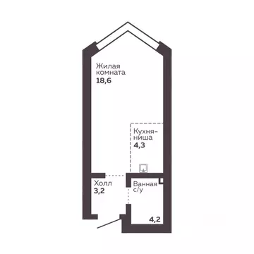 1-к кв. Свердловская область, Екатеринбург Уралмаш жилрайон, Голос ...