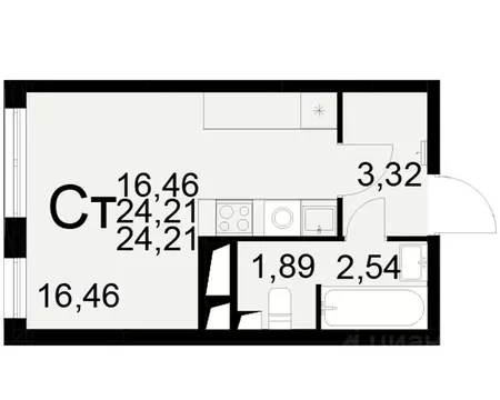 1-к кв. Рязанская область, Рязань Братиславский мкр, Вместе жилой ...