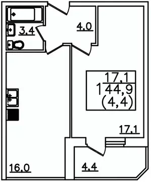 1-к кв. Ставропольский край, Пятигорск Бештау мкр, Алые Паруса жилой ...