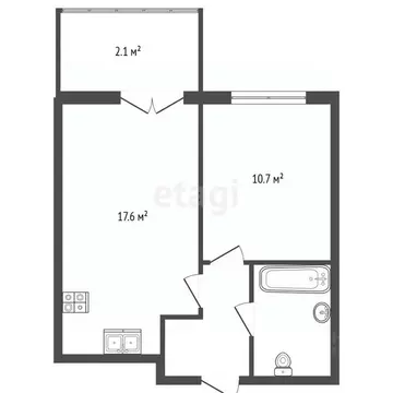 1-к кв. Санкт-Петербург пос. Шушары, ул. Соколиная, 5 (36.8 м)