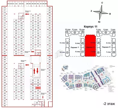 Гараж в Санкт-Петербург Чистое Небо жилой комплекс (13 м)