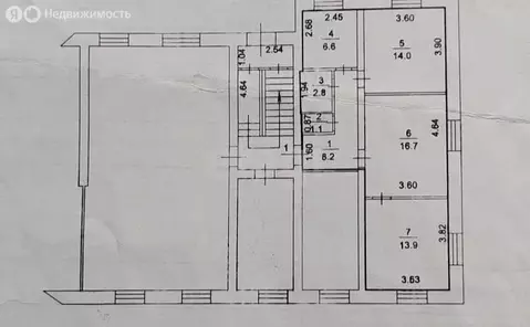 3-комнатная квартира: Ишимбай, проспект Ленина, 20 (63.3 м)
