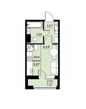 Студия Тамбовская область, Тамбов Телецентр мкр, Строганов жилой ...