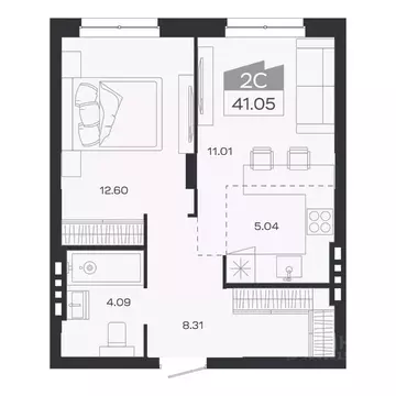 2-к кв. Новосибирская область, Новосибирский район, Краснообск рп ...
