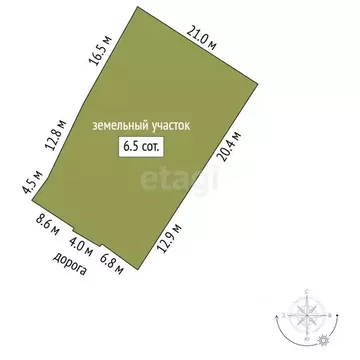 Участок в Мордовия, Саранск Советская ул. (10.0 сот.)