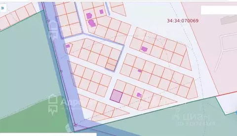 Участок в Волгоградская область, Волгоград ул. Артезианская (8.25 ...