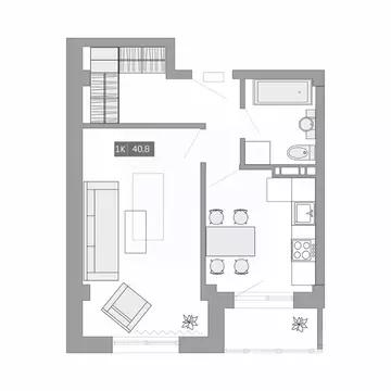 1-к кв. Приморский край, Артем ул. Острякова, 37Б (40.8 м)