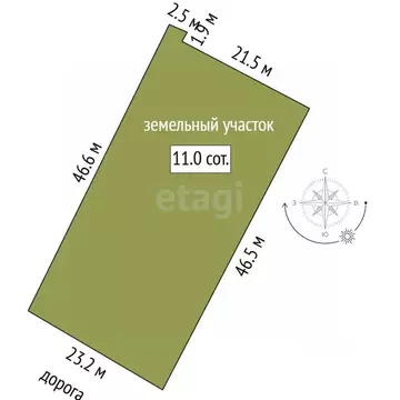 Участок в Забайкальский край, Читинский район, с. Смоленка ул. 2-я ...