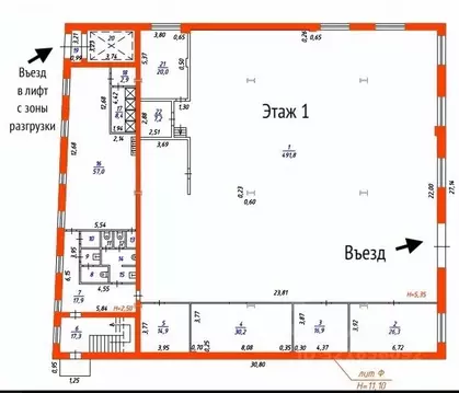 Помещение свободного назначения в Ярославская область, Ярославль ул. ...