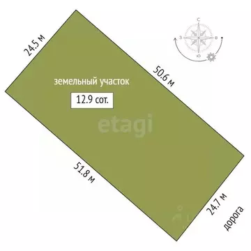 Участок в Тюменская область, Тюменский муниципальный округ, с. Кулига ...