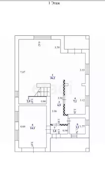 Дом в Белгородская область, Белгородский район, Новосадовское с/пос, ...
