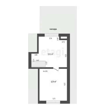 Дом в Пермский край, Пермь Красноборская ул., 101 (88 м)