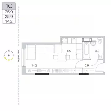 Студия Московская область, Мытищи городской округ, д. Пирогово ул. ...