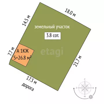 Дом в Тюмень, садоводческое некоммерческое товарищество ...