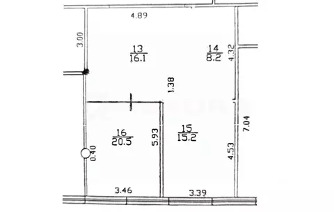 Офис в Санкт-Петербург Белоостровская ул., 17к2 (60 м)