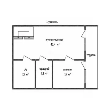 2-к кв. Краснодарский край, Геленджик Крымская ул., 3к4 (71.5 м)