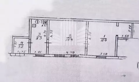2-к кв. Самарская область, Кинель-Черкасский район, Кротовка с/пос, с. ...