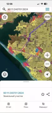 Участок в Крым, Сакский район, Штормовское с/пос, с. Приветное  (6.0 ...