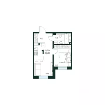 1-к кв. Московская область, Химки Сходня мкр, Первомайская ул., ...