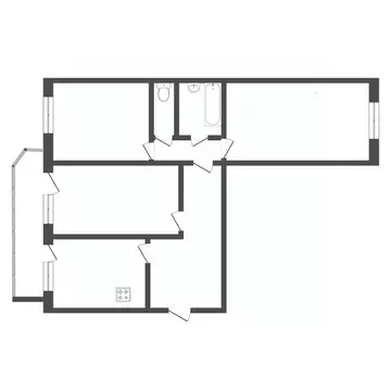 3-к кв. Тюменская область, Тюмень Широтная ул., 126 (91.2 м)