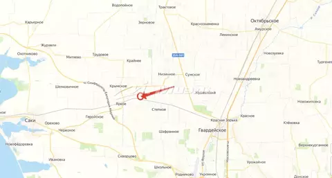 Участок в Крым, Сакский район, Геройское с/пос, с. Яркое  (6.16 сот.)