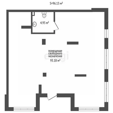 Помещение свободного назначения в Тюменская область, Тюмень ул. ...