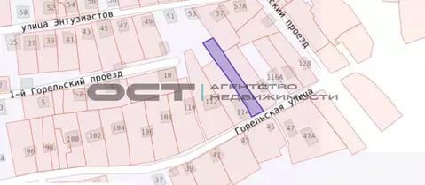 Участок в Тульская область, Тула пос. Горелки, Горельская ул., 116 ...
