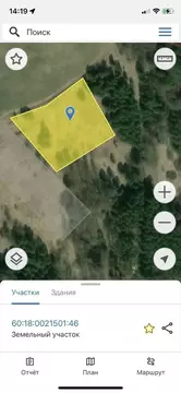 Участок в Псковская область, Псковский район, Середкинская волость, д. ...