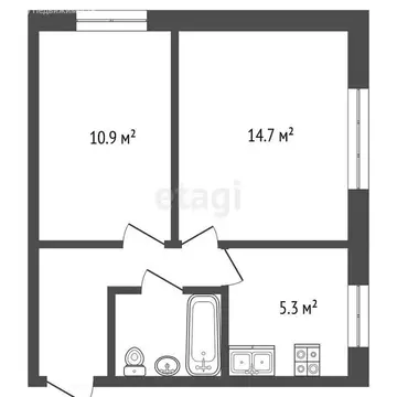 2-комнатная квартира: посёлок городского типа Хорлово, Советская ...