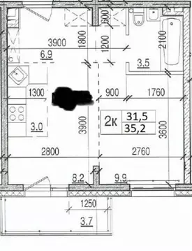Свободной планировки кв. Иркутская область, Иркутск Ново-Ленино мкр, ...
