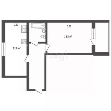 1-к кв. Белгородская область, Белгородский район, Дубовское с/пос, ...
