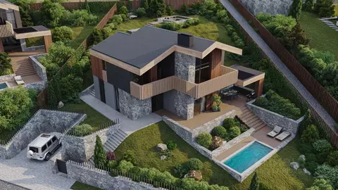 Коттедж в Крым, Алушта муниципальный округ, с. Лучистое, Лучи кп  (240 ...